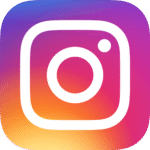 Instagram app logo on gradient background