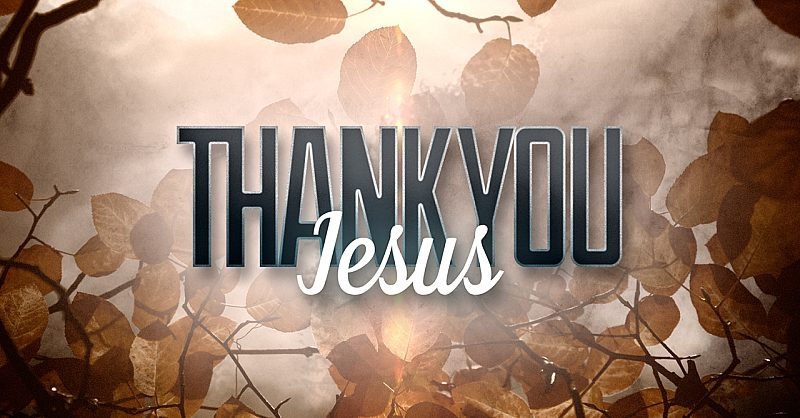 Graphic reading &ldquo;Thank You Jesus&rdquo;