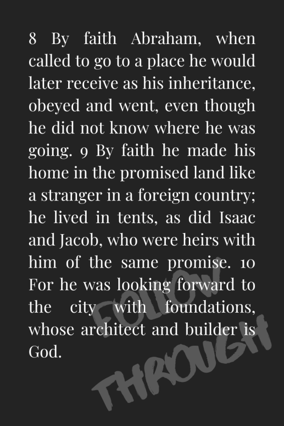 Text graphic with Bible passage on dark background